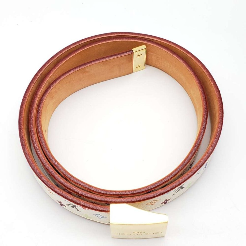 Authentic Louis Vuitton Belt Saint Tulle Carre - Picture 10 of 15